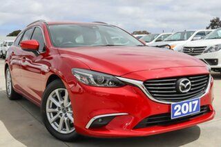2017 Mazda 6 GL1031 Touring SKYACTIV-Drive Red 6 Speed Sports Automatic Wagon.