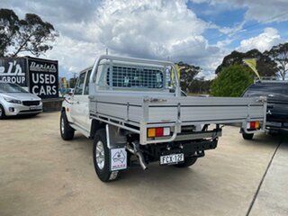 2023 Toyota Landcruiser VDJ79R Workmate White 5 Speed Manual Dual Cab Chassis