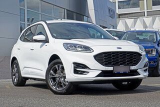 2023 Ford Escape ZH 2023.25MY ST-Line PHEV Frozen White 1 Speed Constant Variable SUV Hybrid.