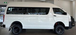 2016 Toyota HiAce KDH223R Commuter High Roof Super LWB White 5 Speed Manual Bus.