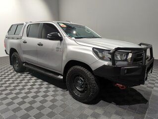 2021 Toyota Hilux GUN126R SR Double Cab Silver Sky 6 speed Automatic Utility.
