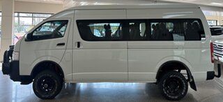 2016 Toyota HiAce KDH223R Commuter High Roof Super LWB White 5 Speed Manual Bus