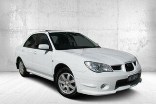 2007 Subaru Impreza S MY07 AWD White 5 Speed Manual Sedan.