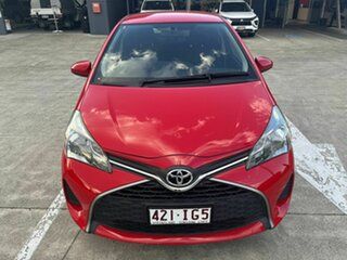 2016 Toyota Yaris NCP130R Ascent Red 5 Speed Manual Hatchback