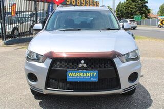 2011 Mitsubishi Outlander ZH MY11 LS Silver 6 Speed Constant Variable Wagon.