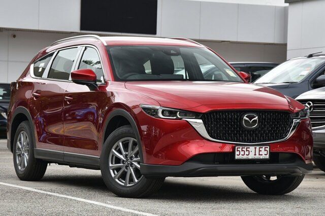 Demo Mazda CX-8 KG2WLA G25 SKYACTIV-Drive FWD Touring Bundamba, 2023 Mazda CX-8 KG2WLA G25 SKYACTIV-Drive FWD Touring Soul Red Crystal 6 Speed Sports Automatic