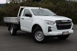 2023 Isuzu D-MAX RG MY23 SX 4x2 High Ride Mineral White 6 Speed Sports Automatic Cab Chassis.