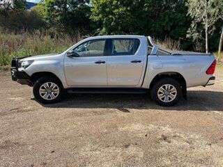 2018 Toyota Hilux GUN126R SR Double Cab Silver Sky 6 Speed Sports Automatic Utility