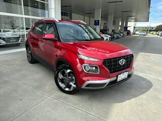 2022 Hyundai Venue Qx.v4 MY22 Active Fiery Red 6 Speed Automatic Wagon.