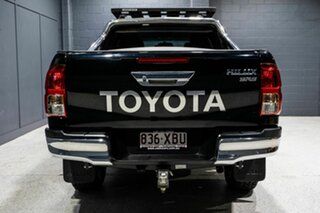 2017 Toyota Hilux GUN126R SR5 (4x4) Black 6 Speed Automatic Dual Cab Utility
