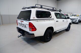 2019 Toyota Hilux GUN126R SR Double Cab White 6 Speed Sports Automatic Utility