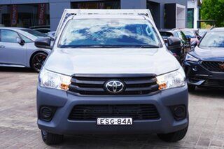 2021 Toyota Hilux TGN121R Workmate 4x2 Silver 5 Speed Manual Cab Chassis.