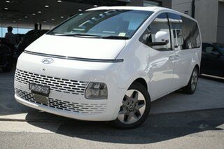 2023 Hyundai Staria US4.V2 MY23 Highlander AWD Creamy White 8 Speed Sports Automatic Wagon.