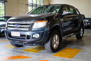 2014 Ford Ranger PX XLT Double Cab 4x2 Hi-Rider Grey 6 Speed Sports Automatic Utility
