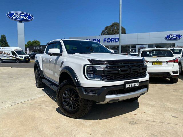 Used Ford Ranger Raptor Goulburn, 2022 Ford Ranger Raptor Arctic White Sports Automatic Double Cab Pick Up