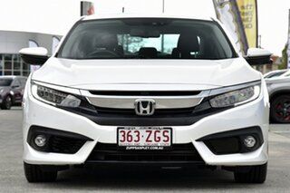2016 Honda Civic 10th Gen MY16 VTi-LX White 1 Speed Constant Variable Sedan