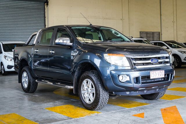 Used Ford Ranger PX XLT Double Cab 4x2 Hi-Rider Aspley, 2014 Ford Ranger PX XLT Double Cab 4x2 Hi-Rider Grey 6 Speed Sports Automatic Utility