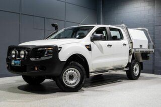 2013 Ford Ranger PX XL 3.2 (4x4) White 6 Speed Automatic Dual Cab Chassis