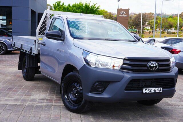 Used Toyota Hilux TGN121R Workmate 4x2 Phillip, 2021 Toyota Hilux TGN121R Workmate 4x2 Silver 5 Speed Manual Cab Chassis