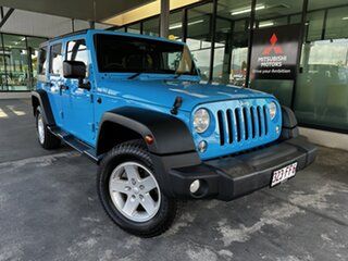 2017 Jeep Wrangler JK MY18 Unlimited Sport Blue 5 Speed Automatic Softtop.