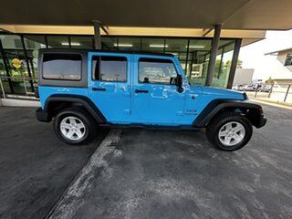 2017 Jeep Wrangler JK MY18 Unlimited Sport Blue 5 Speed Automatic Softtop.