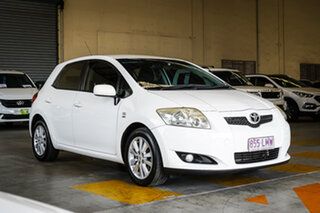 2009 Toyota Corolla ZRE152R Conquest White 4 Speed Automatic Hatchback.