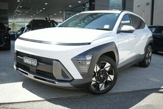 2023 Hyundai Kona SX2.V1 MY24 Hybrid D-CT 2WD Premium Atlas White 6 Speed.