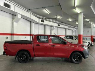2018 Toyota Hilux GUN122R Workmate Double Cab 4x2 Red 5 Speed Manual Utility