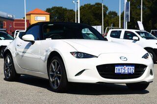 2022 Mazda MX-5 ND GT SKYACTIV-Drive White 6 Speed Sports Automatic Roadster.