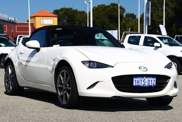 Used Mazda MX-5 ND GT SKYACTIV-Drive Victoria Park, 2022 Mazda MX-5 ND GT SKYACTIV-Drive White 6 Speed Sports Automatic Roadster
