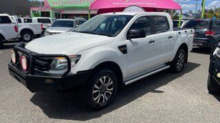 2013 Ford Ranger PX XL 3.2 (4x4) White 6 Speed Manual Double Cab Pick Up