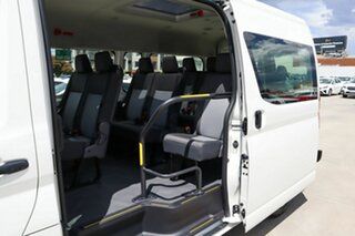 2023 Toyota HiAce GDH322R Commuter High Roof Super LWB White 6 Speed Sports Automatic Bus.