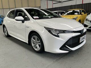 2021 Toyota Corolla ZWE211R Ascent Sport Hybrid White Continuous Variable Hatchback.
