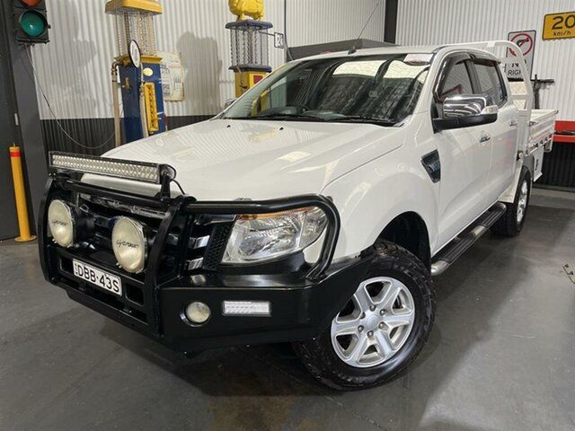 Used Ford Ranger PX XLT 3.2 (4x4) McGraths Hill, 2014 Ford Ranger PX XLT 3.2 (4x4) White 6 Speed Automatic Double Cab Pick Up