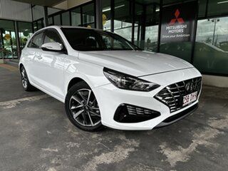2021 Hyundai i30 PD.V4 MY21 Active White 6 Speed Sports Automatic Hatchback