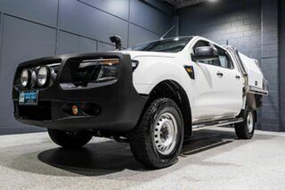 2013 Ford Ranger PX XL 3.2 (4x4) White 6 Speed Automatic Dual Cab Chassis