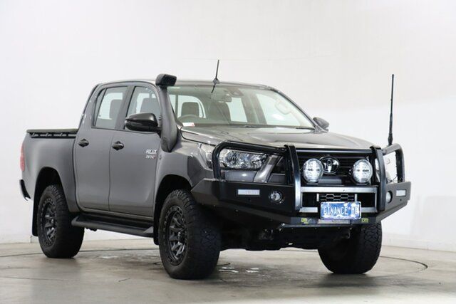 Used Toyota Hilux GUN126R SR Double Cab Victoria Park, 2020 Toyota Hilux GUN126R SR Double Cab Grey 6 Speed Sports Automatic Utility