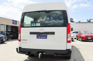 2023 Toyota HiAce GDH322R Commuter High Roof Super LWB White 6 Speed Sports Automatic Bus