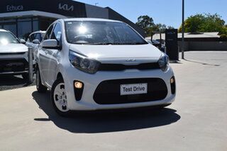 2021 Kia Picanto JA MY22 S Clear White 4 Speed Automatic Hatchback.