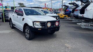 2013 Ford Ranger PX XL 3.2 (4x4) White 6 Speed Manual Double Cab Pick Up.