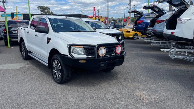 Used Ford Ranger PX XL 3.2 (4x4) Underwood, 2013 Ford Ranger PX XL 3.2 (4x4) White 6 Speed Manual Double Cab Pick Up