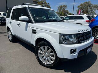 2015 Land Rover Discovery Series 4 L319 MY16 TDV6 White 8 Speed Sports Automatic Wagon.