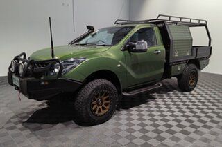 2015 Mazda BT-50 UP0YF1 XT Green 6 speed Manual Cab Chassis