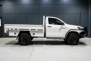 2019 Toyota Hilux GUN126R MY19 SR (4x4) White 6 Speed Manual Cab Chassis