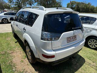 2007 Mitsubishi Outlander ZG MY08 LS White 6 Speed Constant Variable Wagon
