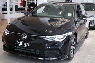 2023 Volkswagen Golf 8 MY23 110TSI R-Line Deep Black Pearl Effect 8 Speed Sports Automatic Hatchback.
