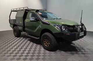 2015 Mazda BT-50 UP0YF1 XT Green 6 speed Manual Cab Chassis