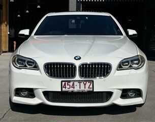 2013 BMW 5 Series F10 LCI 528i Steptronic M Sport White 8 Speed Sports Automatic Sedan.