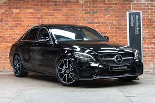 2019 Mercedes-Benz C-Class W205 800MY C200 9G-Tronic Obsidian Black Metallic 9 Speed.