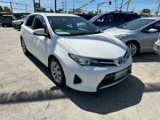 2013 Toyota Corolla ZRE182R Ascent Sport S-CVT White 7 Speed Constant Variable Hatchback.